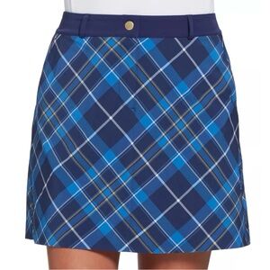 Lady Hagan Tolle Plaid Golf Skirt